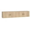Image de Meubles TV muraux 2 pcs chêne sonoma 100x34,5x40 cm
