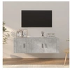 Image de 2-delige Tv-meubelset bewerkt hout betongrijs3188410