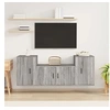 Image de 3-delige Tv-meubelset bewerkt hout grijs sonoma eikenkleurig3188508