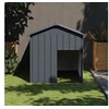 Image de Niche pour chien avec toit anthracite acier galvanisé 172348