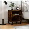 Image de Table de chevet chêne fumé 40x30x50 cm bois d'ingénierie826806