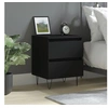 Image de Table de chevet Noir 40x35x50 cm Bois d'ingénierie826878