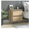 Image de Table de chevet chêne sonoma 40x35x50 cm bois d'ingénierie826882