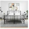 Image de Tables de Chevet 2 pcs, Armoires de Nuit avec 2 Tiroirs, Armoires de Lit avec Rangement, Meubles de Chambre à Coucher, Gris Béton Bois d'Ingénierie