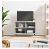 Image de Meuble TV gris béton 69,5x30x50 cm bois d'ingénierie826960