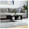 Image de Table basse noir 60x60x30 cm bois d'ingénierie827029