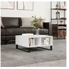 Image de Table basse blanc 60x60x30 cm bois d'ingénierie827044