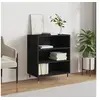 Image de Buffet noir 57x35x70 cm bois d'ingénierie827125