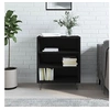 Image de Buffet noir 57x35x70 cm bois d'ingénierie