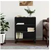 Image de Dressoir 57x35x70 cm bewerkt hout zwart827141
