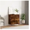 Image de Buffet Chêne fumé 60x35x70 cm Bois d'ingénierie