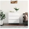 Image de Buffet Blanc 60x35x70 cm Bois d'ingénierie827180