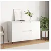 Image de Buffet blanc 104x35x70 cm bois d'ingénierie827196