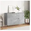Image de Buffet gris béton 104x35x70 cm bois d ingénierie