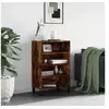 Image de Buffet haut chêne fumé 57x35x90 cm bois d'ingénierie827241
