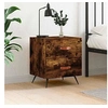 Image de Table de chevet chêne fumé 40x35x47,5 cm bois d'ingénierie827254