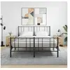 Image de Tables de Chevet 2 pcs, Armoires de Nuit avec Tiroirs, Tables de Nuit avec Pieds, Meubles de Rangement Chambre, Moderne, Chêne Sonoma Bois