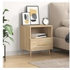 Image de Table de chevet chêne sonoma 40x35x47,5 cm bois d'ingénierie