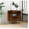 Image de Table de chevet chêne fumé 40x35x47,5 cm bois d'ingénierie827430
