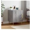 Image de Table de chevet sonoma gris 40x40x50 cm bois d ingénierie
