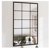 Image de Miroirs muraux 2 pcs noir 100x60 cm métal 3189035