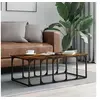 Image de Table basse chêne fumé 100x50x35,5 cm bois d'ingénierie 833380