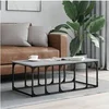 Image de Table basse sonoma gris 100x50x35,5 cm bois d'ingénierie 833381