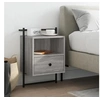Image de Table de chevet murale sonoma gris 40x30x61cm bois d'ingénierie 833439
