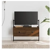 Image de Meuble TV mural chêne marron 60,5x30x51 cm bois d'ingénierie 833457