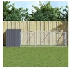 Image de Niche pour chien avec cour anthracite 110x405x110 cm, cage pour chien, abri pour chien, maison pour animaux, cages 3189079