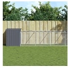 Image de Niche pour chien avec cour anthracite 110x1017x110 cm, cage pour chien, abri pour chien, maison pour animaux, cages 3189082