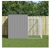 Image de Niche pour chien avec cour gris clair 214x253x181 cm, cage pour chien, abri pour chien, maison pour animaux, cages 3189137