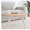 Image de Dessus de table Ø70x1,5 cm rond bois massif de hêtre
