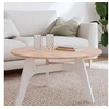 Image de Dessus de table Ø80x1,5 cm rond bois massif de hêtre
