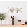Image de Miroir mural avec lumières LED 15x40 cm verre ovale 3189158