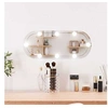 Image de Miroir Mural avec Eclairage LED, Miroir de Maquillage, Miroir Cosmétique, Décoration Chambre à Coucher Salon Salle de 3189159