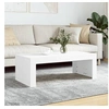 Image de Table basse blanc 102x50x36 cm bois d ingénierie