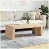 Image de Table basse chêne sonoma 102x50x36 cm bois d ingénierie