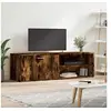 Image de Meuble TV, Armoire de Télévision avec Etagères et Porte, Meuble Télé avec Rangement Salle de Séjour, Moderne, Chêne 833548