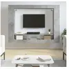 Image de Meuble TV gris béton 152x22x113 cm bois d ingénierie