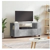 Image de Meuble TV gris béton 102x34,5x43 cm bois d ingénierie