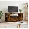 Image de Meuble TV chêne fumé 102x34,5x43 cm bois d'ingénierie833747