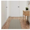 Image de Tapis de couloir aspect sisal platina 50x250 cm, tapis d'entrée, tapis de porte, tapis de couloir lavable, moquette 355767