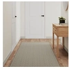 Image de Tapis de couloir aspect sisal platina 80x400 cm, tapis d'entrée, tapis de porte, tapis de couloir lavable, moquette 355773