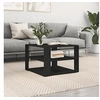 Image de Table basse noir 59,5x59,5x40 cm bois d ingénierie