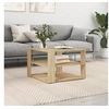 Image de Table basse chêne sonoma 59,5x59,5x40 cm bois d ingénierie