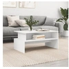 Image de Table basse blanc 90x55x42,5 cm bois d'ingénierie834278