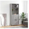 Image de Buffet haut Sonoma gris 69,5x34x180 cm Bois d'ingénierie3189267