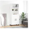Image de Buffet haut Blanc 69,5x34x180 cm Bois d'ingénierie 3189277