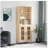 Image de Buffet Haut, Armoire de Rangement avec Pieds, Meuble de Rangement, Organisateur Salon Salle de Séjour, Moderne, Chêne Sonoma Bois d'Ingénierie